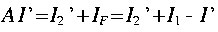 
A I quote = I_2 quote + I_F = I_2 quote + I_1 - I quote
